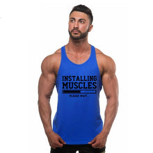 Load image into Gallery viewer, Summer new style clothing Brand singlet canotte bodybuilding stringer tank top men fitness  muscle guys sleeveless vest Tanktop