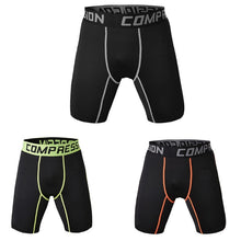 Load image into Gallery viewer, Men's Sports Gym beach Compression Wear Under Base Layer Shorts Pants AthleticTights plus size